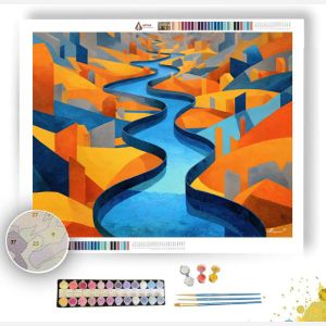 MODERN RIVER BAND - Paint by Numbers Full Kit