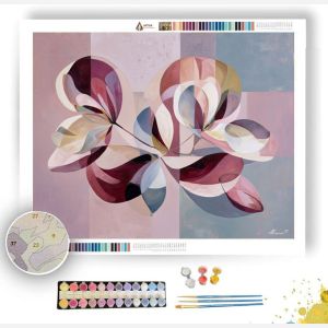 MODERN BLOOM SHAPES - Paint by Numbers Full Kit