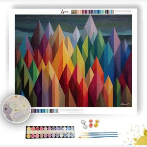 MODERN MOUNTAIN STACK - Paint by Numbers Full Kit
