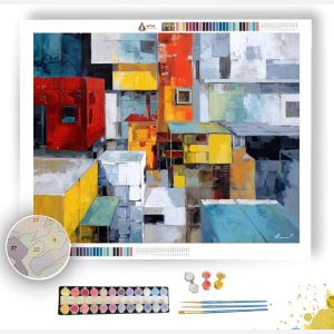 MODERN STREET ABSTRACT - Paint by Numbers Full Kit