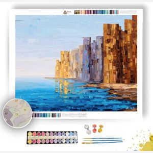PIXEL CLIFF EDGE - Paint by Numbers Full Kit