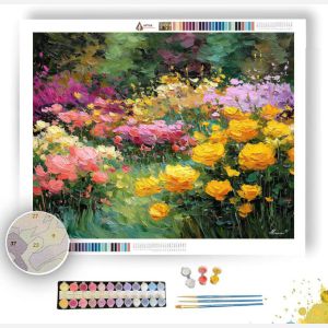 GARDEN OF SILK COLORS - Paint by Numbers Full Kit