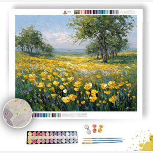MEADOW OF CITRINE LIGHT - Paint by Numbers Full Kit