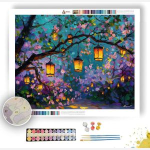 SPRING LANTERN GARDEN - Paint by Numbers Full Kit