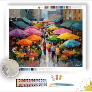 MORNING MARKET BREEZE - Paint by Numbers Full Kit
