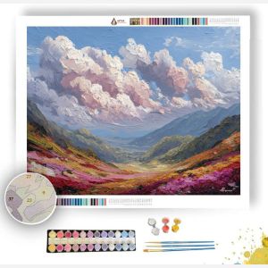 MOUNTAIN ROSE VALLEY - Paint by Numbers Full Kit
