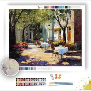 AFTERNOON TEA STREET - Paint by Numbers Full Kit