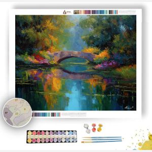 BRIDGE OVER BLUE SILENCE - Paint by Numbers Full Kit