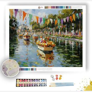 SPRING RIVER PARADE - Paint by Numbers Full Kit