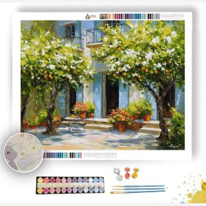 CITRUS BLOSSOM TERRACE - Paint by Numbers Full Kit