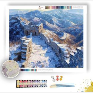 SNOW OVER THE GREAT WALL RIDGE - Paint by Numbers Full Kit
