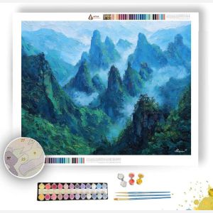 LUSH PINNACLES OF FENGHUANG - Paint by Numbers Full Kit