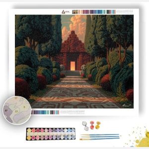 AZTEC SACRED PATH - Paint by Numbers Full Kit
