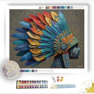 FEATHERED CROWN - Paint by Numbers Full Kit