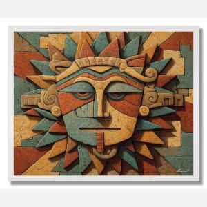 STONE MASK OF DAWN - FRAMED