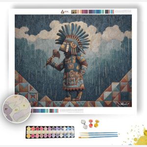 AZTEC RAIN CALLER - Paint by Numbers Full Kit