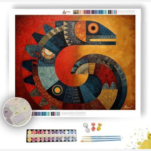 MOON SERPENT RISE - Paint by Numbers Full Kit