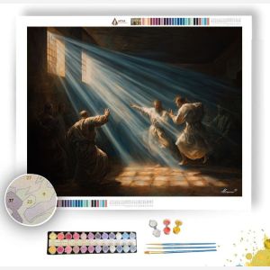 THE DUEL OF LIGHT - Paint by Numbers Full Kit