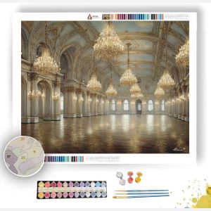 LUMINOUS BALLROOM - Paint by Numbers Full Kit