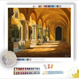 THE GOLDEN COURTYARD - Paint by Numbers Full Kit