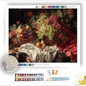 BAROQUE FRUIT CASCADE - Paint by Numbers Full Kit