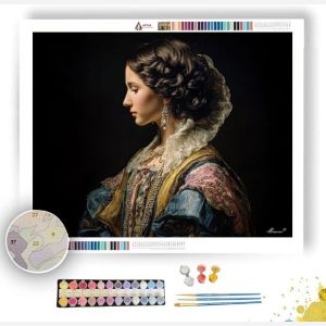 THE REGAL LADY - Paint by Numbers Full Kit