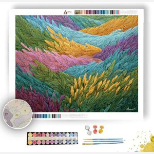 ZEN MEADOW LINES - Paint by Numbers Full Kit