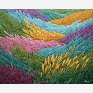 grass lines, meadow doodles, linear zentangle, nature texture art, repeating strokes, abstract meadow, organic line patterns, meditative landscape