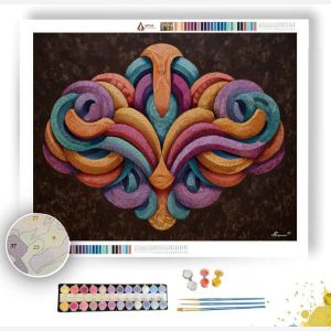 ABSTRACT ZEN CREST - Paint by Numbers Full Kit