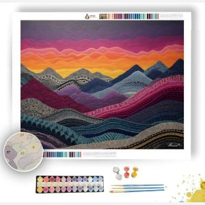TANGLE MOUNTAIN RIDGE - Paint by Numbers Full Kit