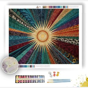 ZEN SUNBURST - Paint by Numbers Full Kit