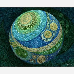 zentangle art, patterned circle, spiral lines, dot motifs, interwoven design, detailed ink style, abstract patterns, meditative drawing, monochrome shapes, structural lines, repeating textures, circular mandala, fine line pattern, zen style artwork, decorative sphere, artistic linework, intricate doodle, geometric texture, contour patterns, visual rhythm