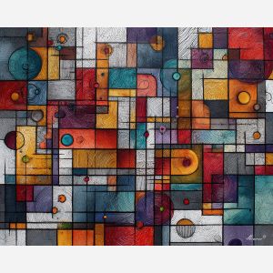 architect grid, zentangle buildings, abstract structures, filled geometric shapes, detailed texture blocks, decorative architecture, pattern-filled forms