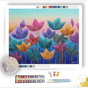 ZEN LOTUS FIELD - Paint by Numbers Full Kit