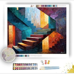 UNFOLDING STAIR PRISM - Paint by Numbers Full Kit