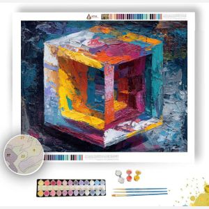 INSIDE THE FOLDED CUBE - Paint by Numbers Full Kit