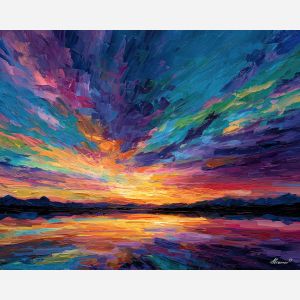 a broken horizon line that bends and splits into mirrored shards across the landscape, a wide open plain where sky and earth are fractured into angular fragments, warm earth tones, dusty greens, and subtle rust-red streaks, restless and contemplative, full of quiet tension, optical illusion painting, impossible perspective, surreal geometry, abstract architecture, depth distortion, visual paradox, oil painting palette knife style, thick textured strokes, illusion art, mind bending space, dreamlike perspective, geometric abstraction, layered composition