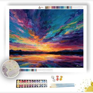 FRACTURED HORIZON BEND - Paint by Numbers Full Kit