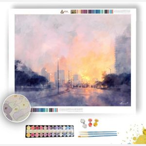 DREAMLIKE BOULEVARD - Paint by Numbers Full Kit