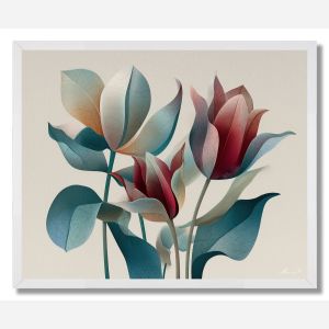 BLOSSOMING TULIP - FRAMED