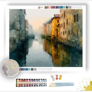 SERENE CANAL - Paint by Numbers Full Kit