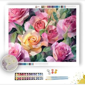 LUSH ROSE - Paint by Numbers Full Kit