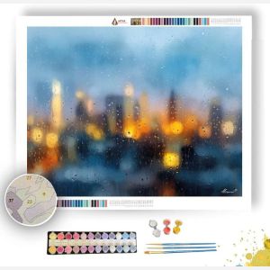 RAINY SKYLINE - Paint by Numbers Full Kit