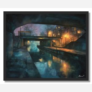 NOCTURNAL CANAL - FRAMED