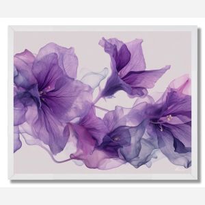 SILKEN VIOLET - FRAMED