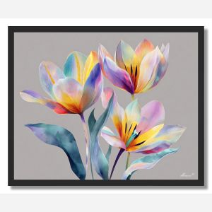 PASTEL TULIP - FRAMED