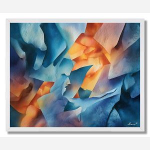 SHIFTING LAYERS - FRAMED