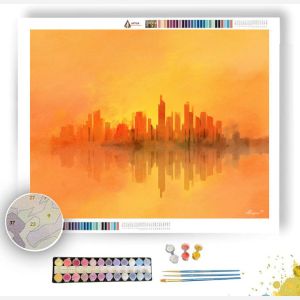 AMBER SKYLINE - Paint by Numbers Full Kit