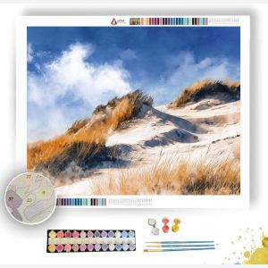 WATERCOLOR WINDSWEPT DUNES - Paint by Numbers Full Kit