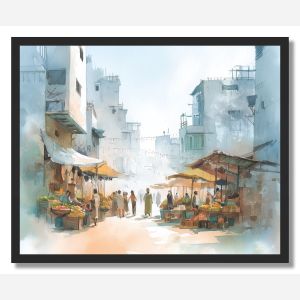 GENTLE MARKET - FRAMED